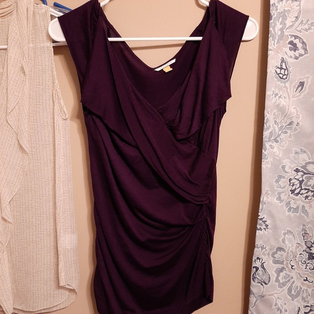 anthropologie leifsdottir silk blouse